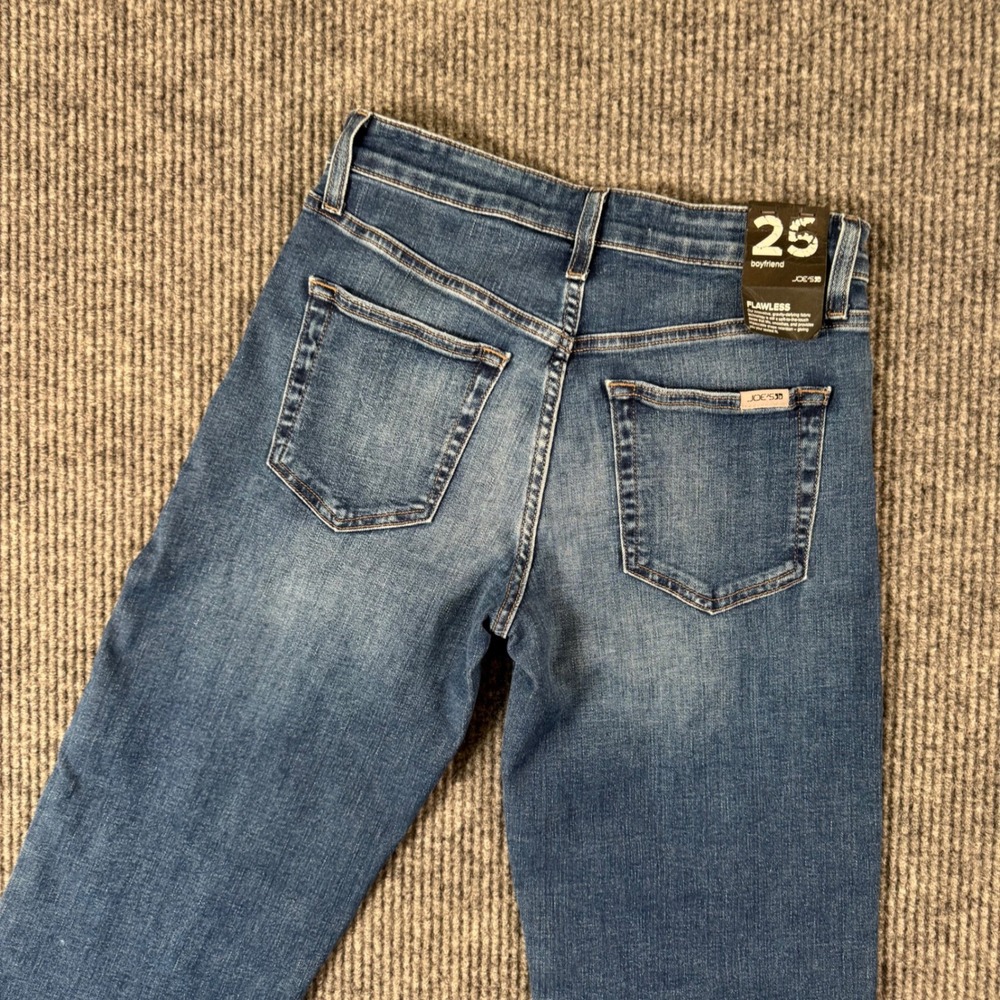 Joe's Jeans Womens 25 Boyfriend Flawless Distressed Denim Y2K Grunge NWT